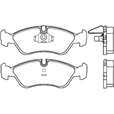 21862 183  0 5 T4097 TEXTAR Колодки тормозные