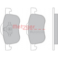 1170013 METZGER Комплект тормозных колодок, дисковый тормоз