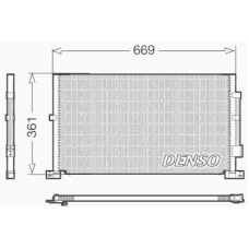 DCN10012 DENSO Конденсатор, кондиционер