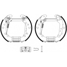 8DB 355 022-791 HELLA Комплект тормозных колодок