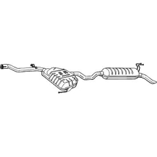 286-239 BOSAL Глушитель выхлопных газов конечный