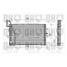 QCN470 QUINTON HAZELL Конденсатор, кондиционер