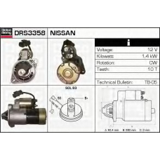 DRS3358 DELCO REMY Стартер