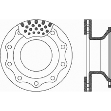 DSX1078.20 ROADHOUSE Тормозной диск