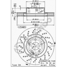 09.7960.11 BREMBO Тормозной диск