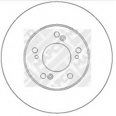 15625 MAPCO Тормозной диск