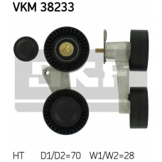 VKM 38233 SKF Натяжной ролик, поликлиновой  ремень
