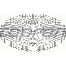500 403 TOPRAN Сцепление, вентилятор радиатора