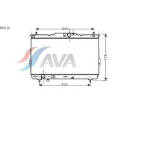 HY2113 GERI Радиатор, охлаждение двигател