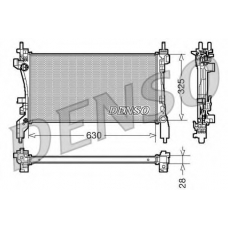 DRM07041 DENSO Радиатор, охлаждение двигателя