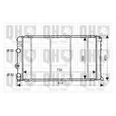 QER1980 QUINTON HAZELL Радиатор, охлаждение двигателя