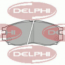 LP961 DELPHI Комплект тормозных колодок, дисковый тормоз