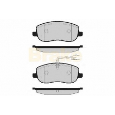 PA1690 BRAKE ENGINEERING Комплект тормозных колодок, дисковый тормоз