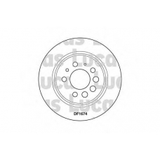 DF1674 TRW Тормозной диск
