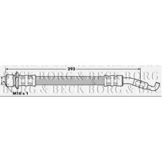 BBH7215 BORG & BECK Тормозной шланг