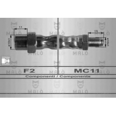 8487 Malo Тормозной шланг