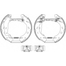 8DB 355 004-801 HELLA PAGID Комплект тормозных колодок