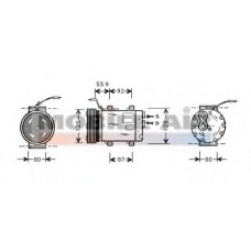 6043K073 SCHLIECKMANN Компрессор, кондиционер