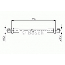 1 987 476 286 BOSCH Тормозной шланг