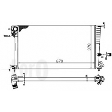 009-017-0028 LORO Радиатор, охлаждение двигателя