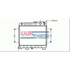 1403501 KUHLER SCHNEIDER Радиатор, охлаждение двигател