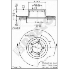 BS 7833 BRECO Тормозной диск