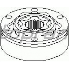 102 780 TOPRAN Шарнир, приводной вал