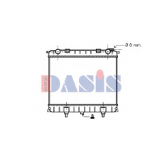 370610N AKS DASIS Радиатор, охлаждение двигателя