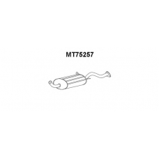 MT75257 VENEPORTE Глушитель выхлопных газов конечный