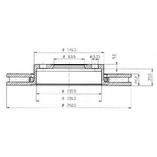 BDC4351 QUINTON HAZELL Тормозной диск