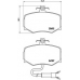 P 36 009 BREMBO Комплект тормозных колодок, дисковый тормоз