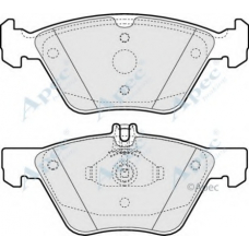 PAD1393 APEC Комплект тормозных колодок, дисковый тормоз