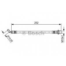 1 987 481 662 BOSCH Тормозной шланг