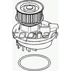 202 284 TOPRAN Водяной насос