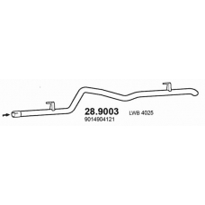 28.9003 ASSO Труба выхлопного газа