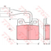 GDB363 TRW Комплект тормозных колодок, дисковый тормоз
