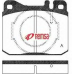 0010.40 METZGER Комплект тормозных колодок, дисковый тормоз