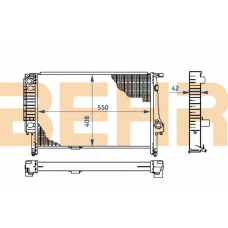 2108776 BEHR Radiator