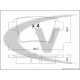 V25-8125 VEMO/VAICO Комплект тормозных колодок, дисковый тормоз