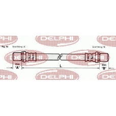 LH2193 DELPHI Тормозной шланг