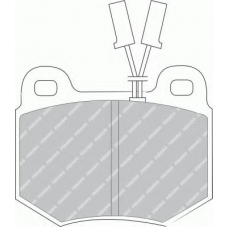 FDB448 FERODO Комплект тормозных колодок, дисковый тормоз