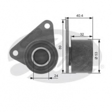 T42177 GATES Паразитный / ведущий ролик, зубчатый ремень