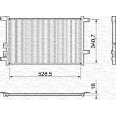 350203156000 MAGNETI MARELLI Конденсатор, кондиционер