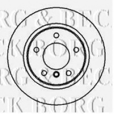 BBD4953 BORG & BECK Тормозной диск