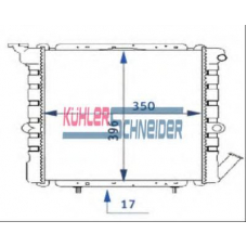 0900221 KUHLER SCHNEIDER Радиатор, охлаждение двигател