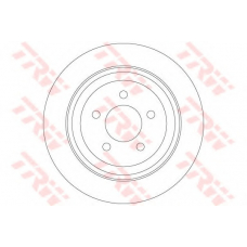 DF6341 TRW Тормозной диск