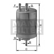WK 513/3 MANN-FILTER Топливный фильтр