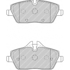 FDB1974 FERODO Комплект тормозных колодок, дисковый тормоз
