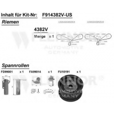 F904942 FLENNOR Комплект ремня грм