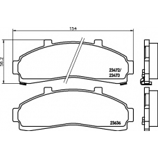 8DB 355 009-941 HELLA PAGID Комплект тормозных колодок, дисковый тормоз